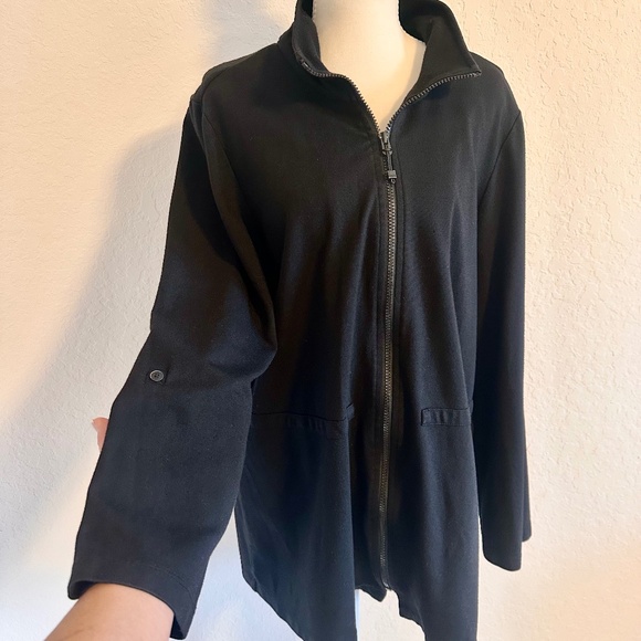 Jones New York, Full Zip-Front Jacket, Size L - Picture 2 of 8